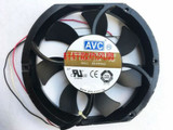 Avc Data1525B2S 17Cm 17225 12V 2.8A 3-Wire Double Bearing Fan
