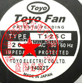 For 1Pc Toyofan Type T125C Aluminum Frame Ac Fan 200Vac 12012038Mm