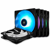 Deepcool Rf120M Gaming Pc Case Fan Multi-Color Rgb Led Ring Mounting Silent Type
