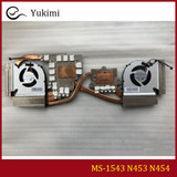 Ms-1543 N453 N454 For Msi Ge66 Gp66 Pabd08008Sh Cpu Gpu Cooling Heatsink Fan