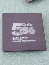 Ceramic Collectable Cyrix 586 5X86-120Gp Processor Cpu Vintage Gold Recovery