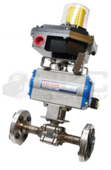 New Air Con Sr063B Pneumatic Actuator W/ Amyb-5120 W/ 3200Ss 1/2" Valve
