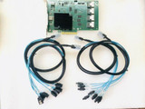 Oem Lsi 9201-16I 6Gbps 16P Sas Hba P19 It Mode Zfs nas Unraid 4 Cable Sata