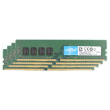Crucial Ddr4 64Gb(4 X 16Gb) 3200Mhz Pc4-25600 Non-Ecc Udimm 1.2V Desktop Memory