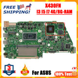 For Asus X430F X430Fa X430Fn Motherboard Cpu I3 I5 I7 4G/8G-Ram Mainboard Dis