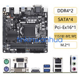 For Gigabyte H310N 2.0 Mainboard Ddr4 Vga+Dvi+Hdmi Motherboard Tested