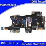 For Hp Elitebook 810 G1 Motherboard Sr0Xe I5-3437U 12212-1 716732-001 716732-501