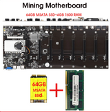 Btc-T37 Gpu Mining Machine With Cpu,Ram And Ssd Plug And Mine Support 8 Gpus