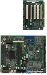 Mainboards Dell 0007803C Slot1 3Xsdram I440Bx Optiplex Gx1 + Riser 0008171E