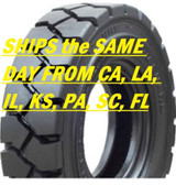 Traction Solid Pneumatic Forklift Rubber Tire 6.50-10 (5" Rim) Lug 650X10