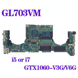 Da0Bknmbab0 For Asus Gl703Vm Gl703Vd Gl703V Motherboard Gtx 1050 I7-7700Hq