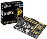 Asus Intel B85 Motherboard Lga1150 Compatible B85M-G Micro Atx
