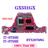 Gx531Gx Motherboard For Asus Rog Zephyrus Gx531Gwr Gx531Gxr Gx531Gm W/8G-Ram