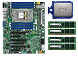 Amd Epyc 7551P Cpu 32 Cores+Supermicro H11Ssl-I Motherboard+4X 32Gb 2133P Ram