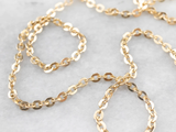 Vintage Gold Oval Link Chain