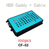 100Pcs Panasonic Toughbook Cf-53 Cf53 Hard Disk Hdd Sata Caddy + Connector Cable