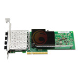 One New Intel 10Gbps Pci-E(3.0) X8 X710-Da4 Server Adapter & Intel 850Nm Module