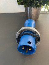 Hubbell Blue Plug 330P6W  30 Amp 250 Vac