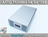 Atto Thunderlink Sh 1068 10 Gb/S Thunderbolt To 6 Gb/S Sas/Sata Desklink New