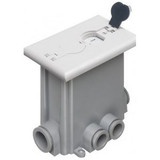 Electrical Box Floor White Outlet Kit