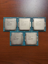 Five (5) Intel Core I3-6100T Dual Core 3.2Ghz Lga1151 Desktop Processor Cpu