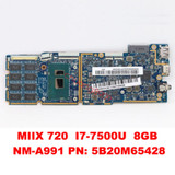 For Lenovo Ideapad Miix 720-12Ikb Tablet Motherboard 5B20M65428 I5-7200U Uma 8G