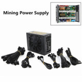 1800W Full Modular Atx   Mining Power Supply Support Display Cards