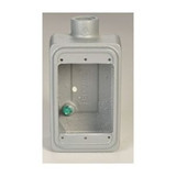 Cast Device Box, FD, 1 Gang, 3/4 Hub, Malleable Iron