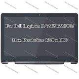 15.6" Dell Inspiron 15 7568 P55F P55F001 Fhd Lcd Touch Screen Digitizer Assembly