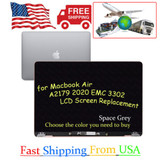 Lcd Screen 13" For Macbook Air A2179 2020 Emc 3302 Mwtk2 Assembly Display Grey