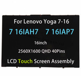 New For Lenovo Ideapad Yoga 7 16Iap7 Type 82Qg Lcd Touch Assembly 16Inch Qhd Ips