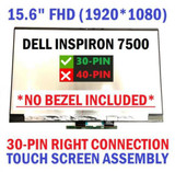 15.6" Fhd Lcd Touch Screen Digitizer Assembly Dell Inspiron 15 7500 2-In-1