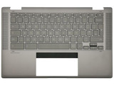 Hp Chromebook 14C-Ca Palmrest Cover Uk Backlit Keyboard Grey M00328-031
