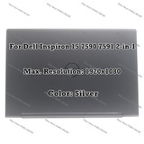 15.6" Dell Inspiron 15 7590 2-In-1 Fhd Lcd Touch Screen Assembly Complete Silver