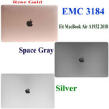 Lcd Screen Assembly Replacement For Apple Macbook Air 13" A1932 2018 Space Gray.