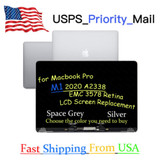 Lcd Screen Assembly Silver Gray For Macbook Pro 13" M1 A2338 2020 Myda2Ll/A