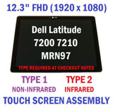 Oem Dell Latitude 7200 2-In-1 Tablet Fhd 12.3" Touch Screen Led Lcd Screen Mrn97