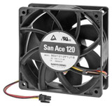 Axial Fan, 120Mm, 12Vdc, 224Cfm, 64Dba, Dc Fans 9Gv1212P1J18-