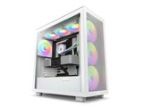 Nzxt H Series H7 (2023) Flow Rgb Edition Atx Mid Tower Chassis White