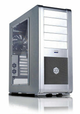 Silverstone Sst-Ft01S-W (Silver W/ Window) Fortress Uni-Body Mid Tower Case