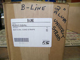 B-Line 1 Lot of 25pr B20132AL 2 Rigid Aluminum Unistrut Straps NEW