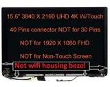 Dell Xps 15 9560 15.6" Uhd 4K Lcd Touch Screen Assembly 0Hhtkr