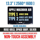 Lcd Screen Assembly Macbook Air Retina A2179 2020 Space Gray Cover Mwtj2Ll/A