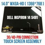 14" Led Lcd Touch Screen Digitizer Display Assembly 30 Pin Dell Inspiron 14 5481