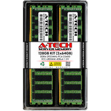 A-Tech 128Gb 2X 64Gb 4Rx4 Pc4-23400 Ecc Load Reduced Lrdimm Server Memory Ram