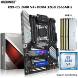Motherboard Machinist X99 Xeon E5 2680 V4 Lga 2011-3 Cpu Ddr4 Ram Atx Nvme M.2 A