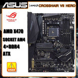 Asus Rog Crosshair Vii Hero Socket Am4 Motherboard Ddr4 64Gb Amd X470 Pci-E 3.0