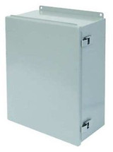 WIEGMANN B0604045CHFTC Enclosure, Steel, NEMA 12, 6x4x4.5 In