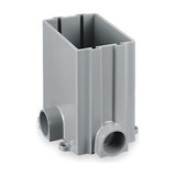 Floor Box, 1-Gang Flush Rectangular, PVC