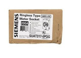 Siemens SUAT317 0PQG 200 Amp Overhead Feed Meter Socket with Ringless Meter Cove